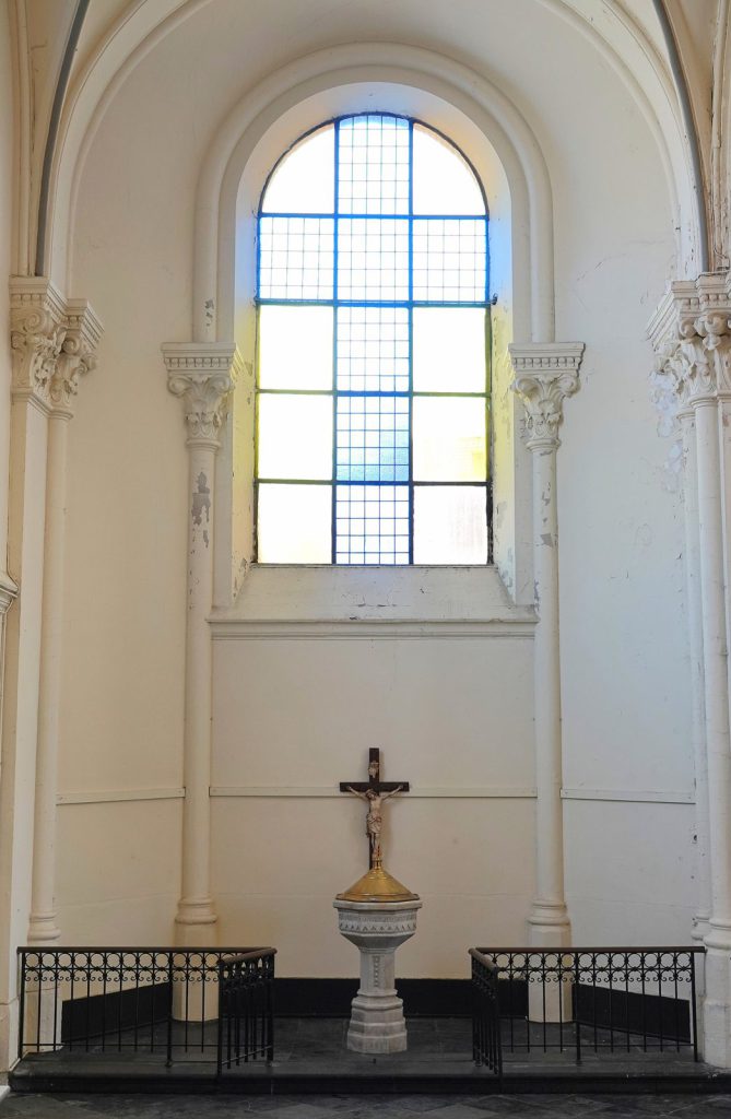 Les fonts baptismaux de Wervicq-Sud