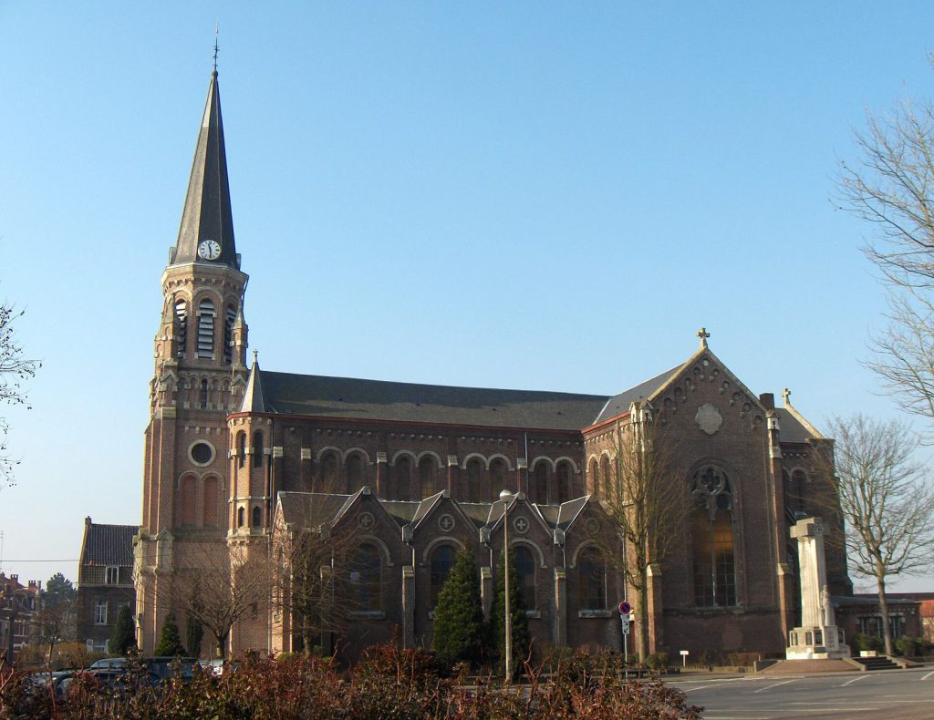 L’église de l’Immaculée-Conception, à Wervicq-Sud